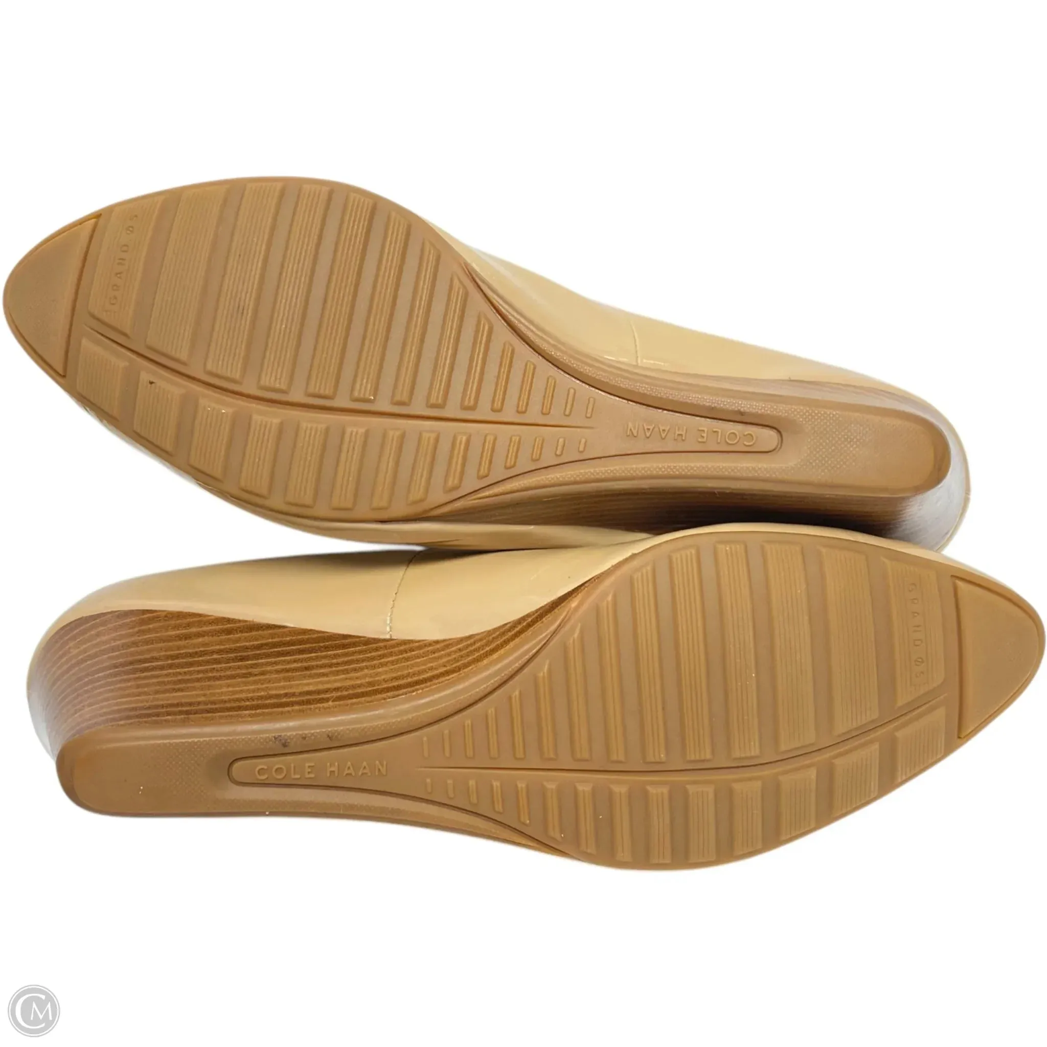 Shoes Heels Wedge By Cole-haan In Tan, Size: 11 cole haan