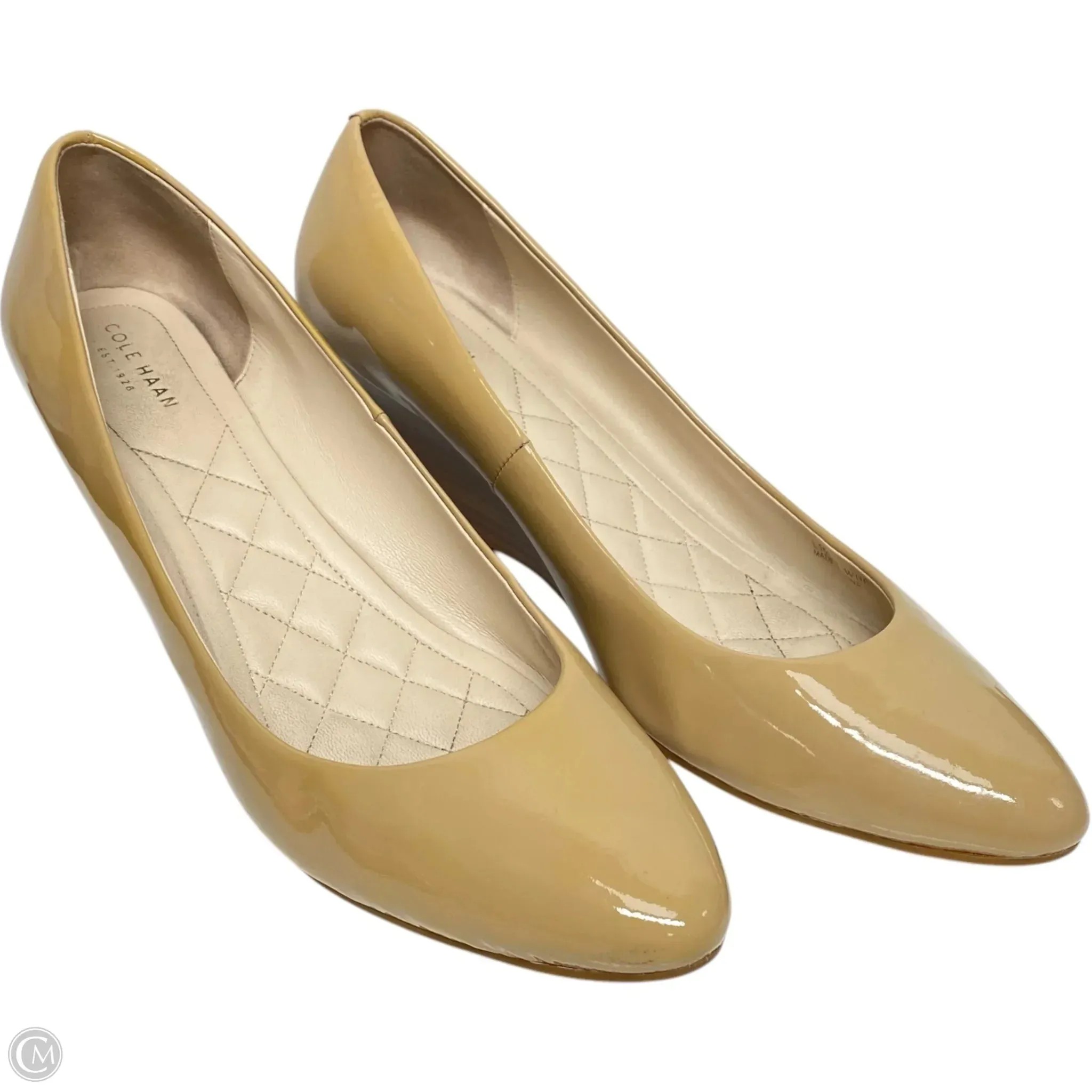 Shoes Heels Wedge By Cole-haan In Tan, Size: 11 cole haan