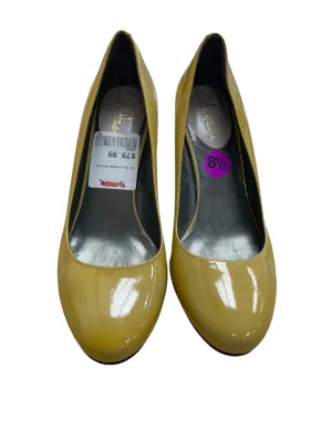 Shoes Heels Wedge By Cole-haan In Yellow, Size: 8.5 cole haan