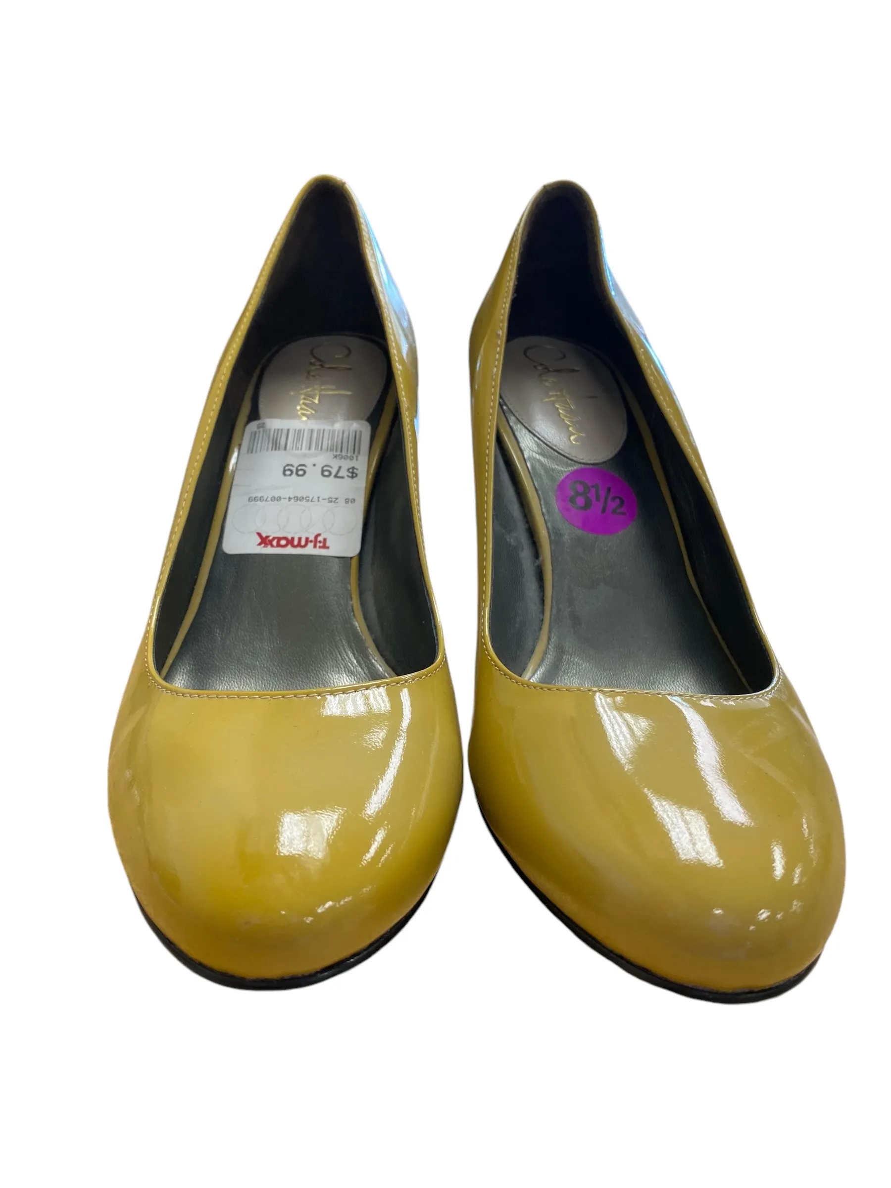 Shoes Heels Wedge By Cole-haan In Yellow, Size: 8.5 cole haan