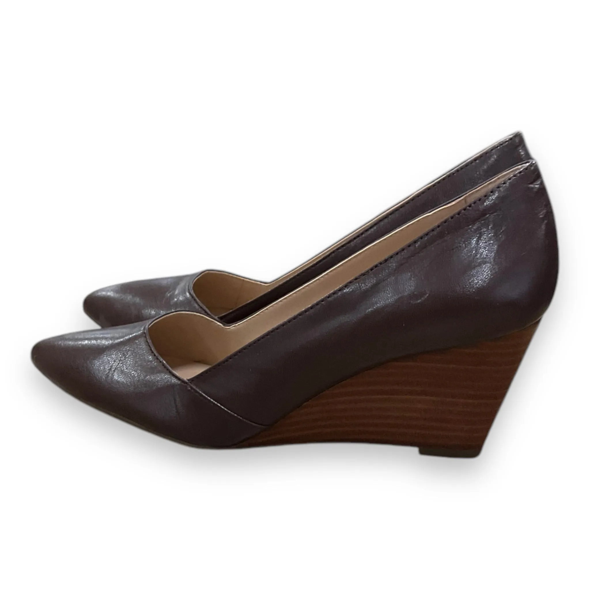 Shoes Heels Wedge By Franco Sarto In Brown, Size: 7 franco sarto