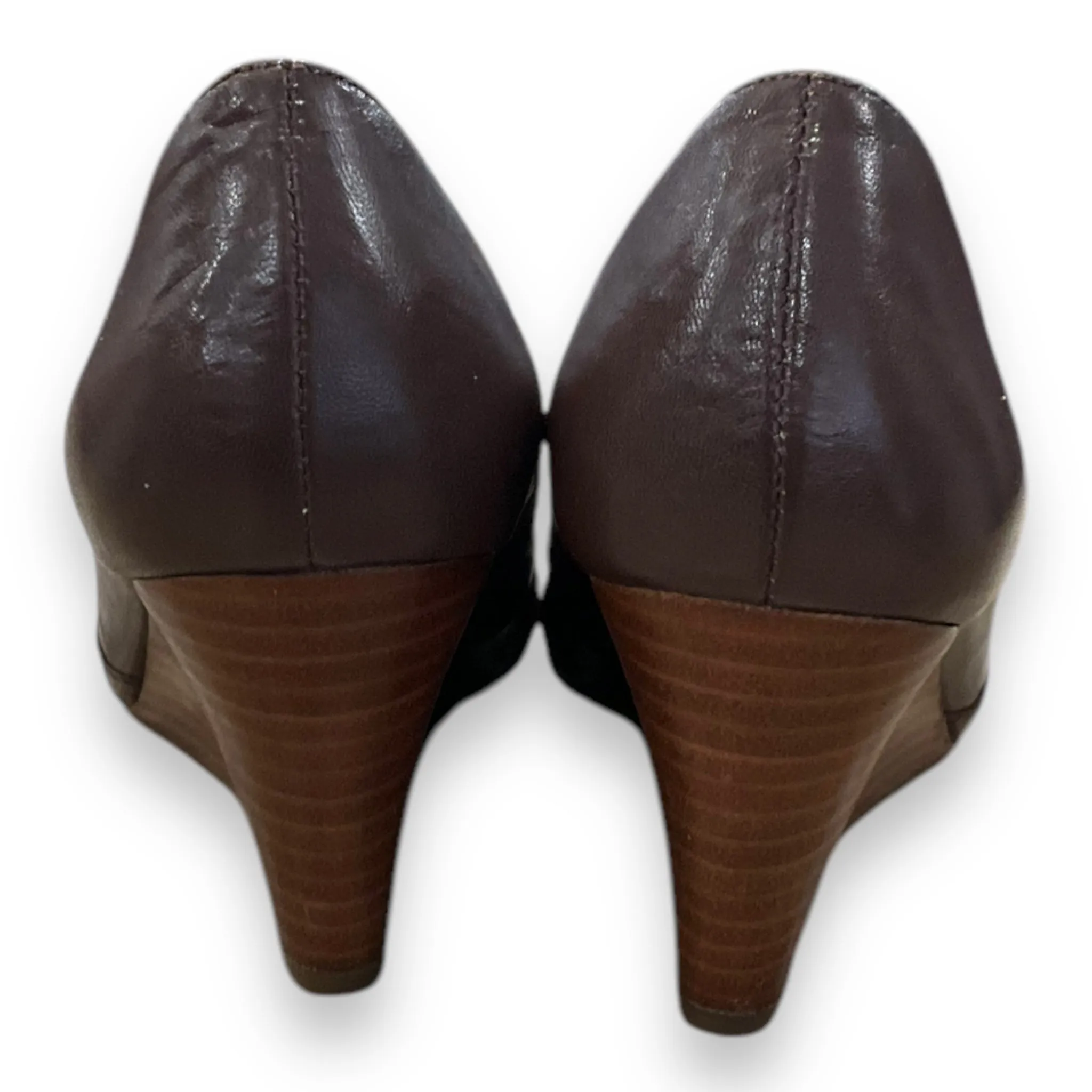 Shoes Heels Wedge By Franco Sarto In Brown, Size: 7 franco sarto
