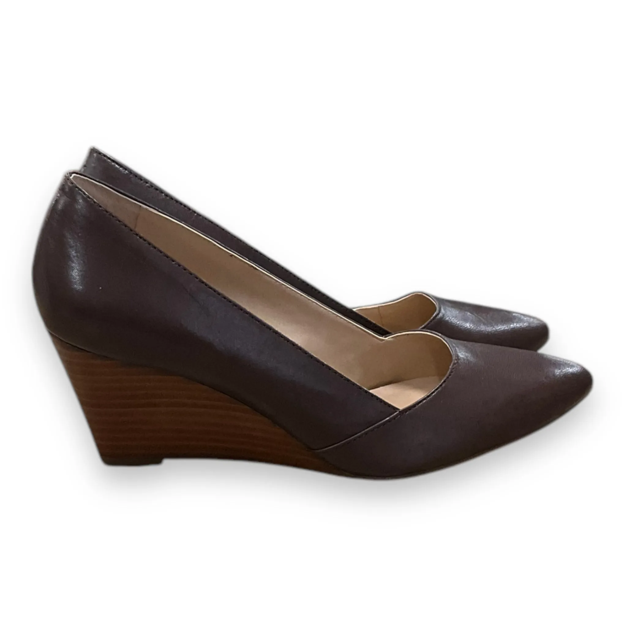 Shoes Heels Wedge By Franco Sarto In Brown, Size: 7 franco sarto