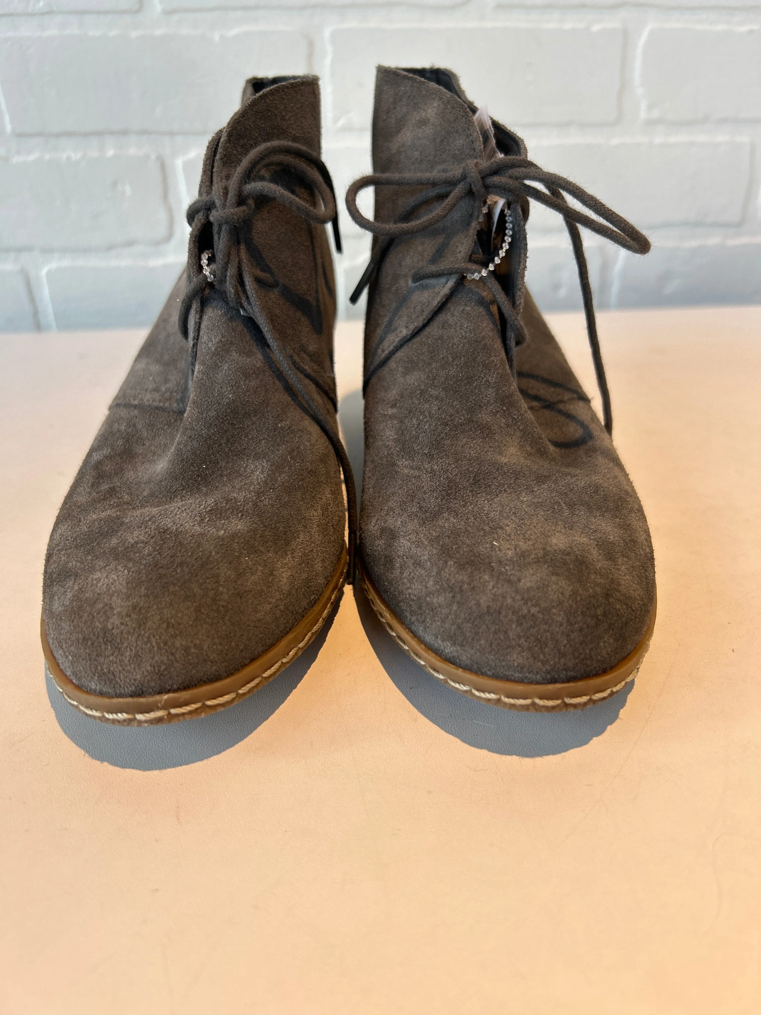 Shoes Heels Wedge By Franco Sarto In Grey, Size: 8 franco sarto