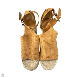 Shoes Heels Wedge By Marc Fisher In Brown, Size: 9 marc-fisher