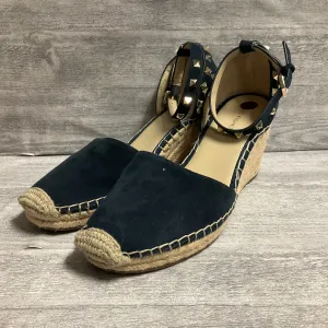 Shoes Heels Wedge By Marc Fisher In Navy, Size: 10 marc-fisher
