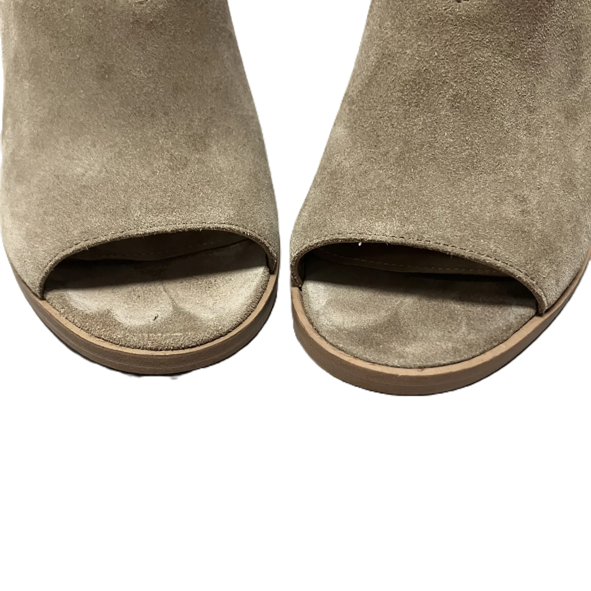 Shoes Heels Wedge By Marc Fisher In Taupe, Size: 8 marc-fisher