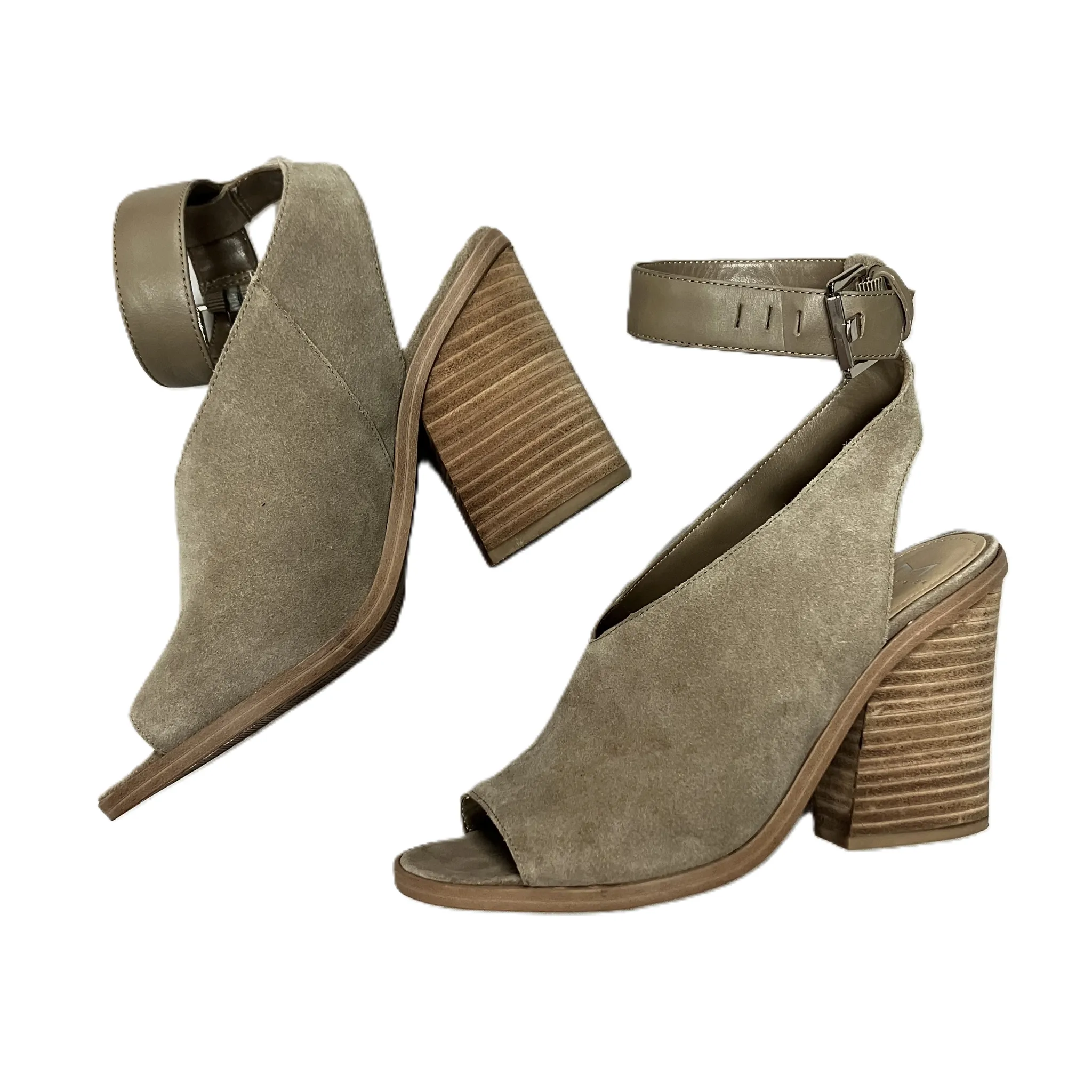 Shoes Heels Wedge By Marc Fisher In Taupe, Size: 8 marc-fisher