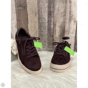 Shoes Sneakers By Clarks In Maroon, Size: 7.5 clarks