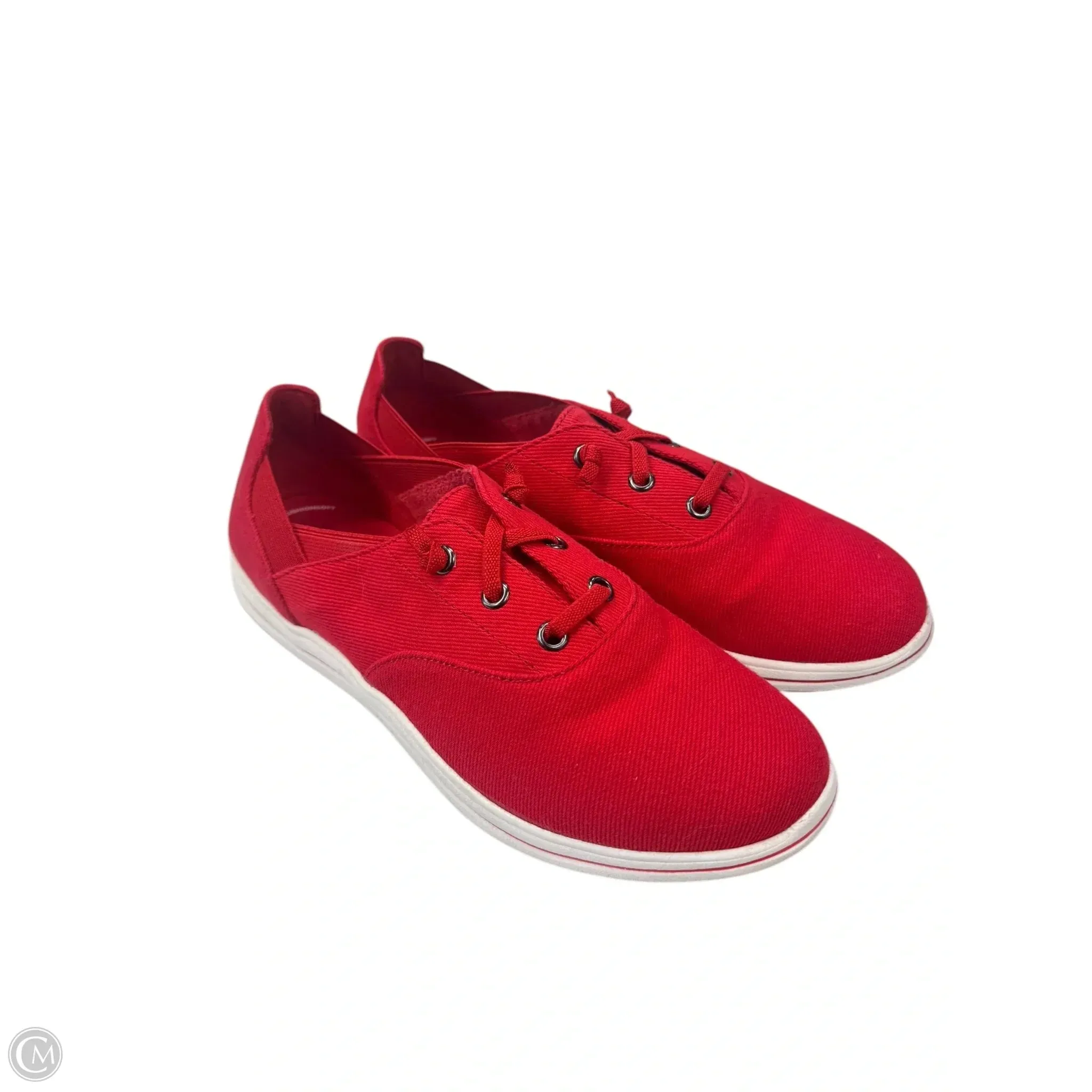 Shoes Sneakers By Clarks In Red, Size: 7.5 clarks