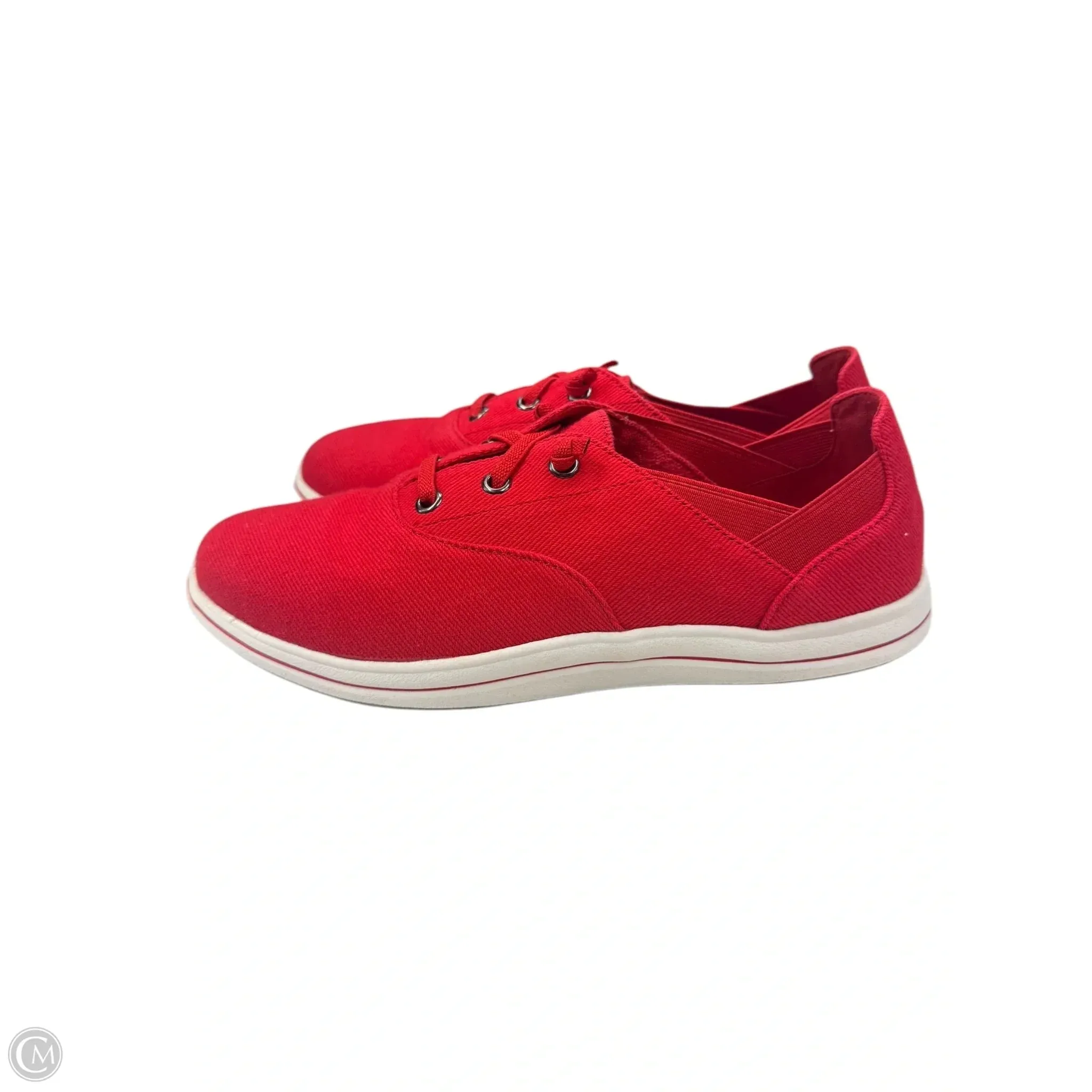 Shoes Sneakers By Clarks In Red, Size: 7.5 clarks