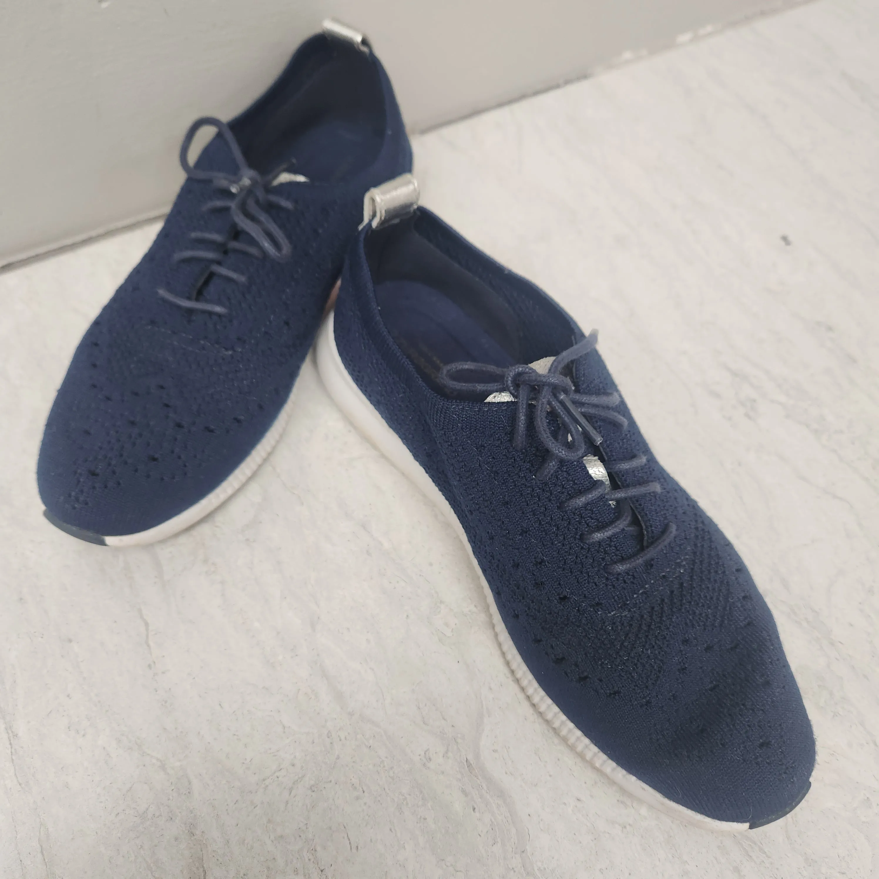 Shoes Sneakers By Cole-haan In Blue & Brown, Size: 7 cole haan