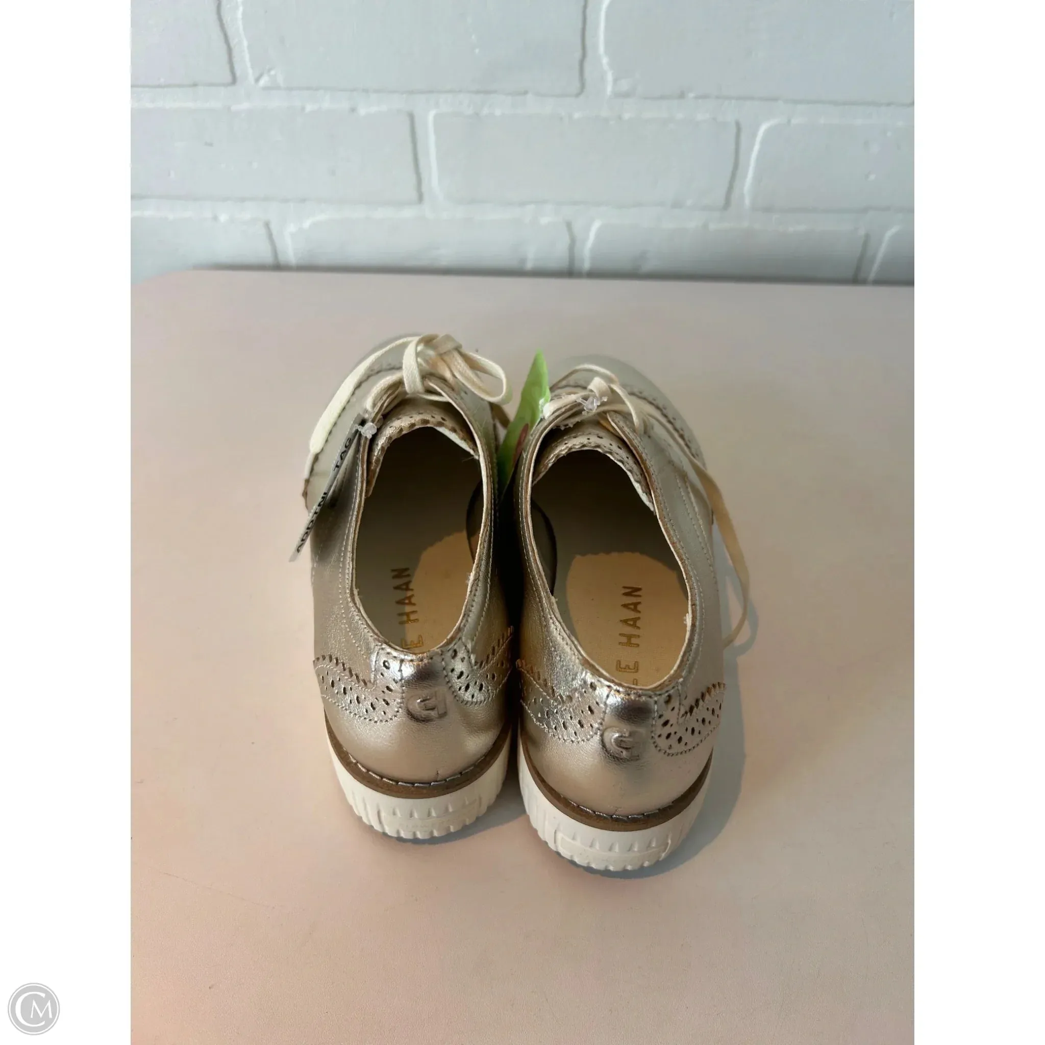 Shoes Sneakers By Cole-haan In Gold, Size: 6 cole haan