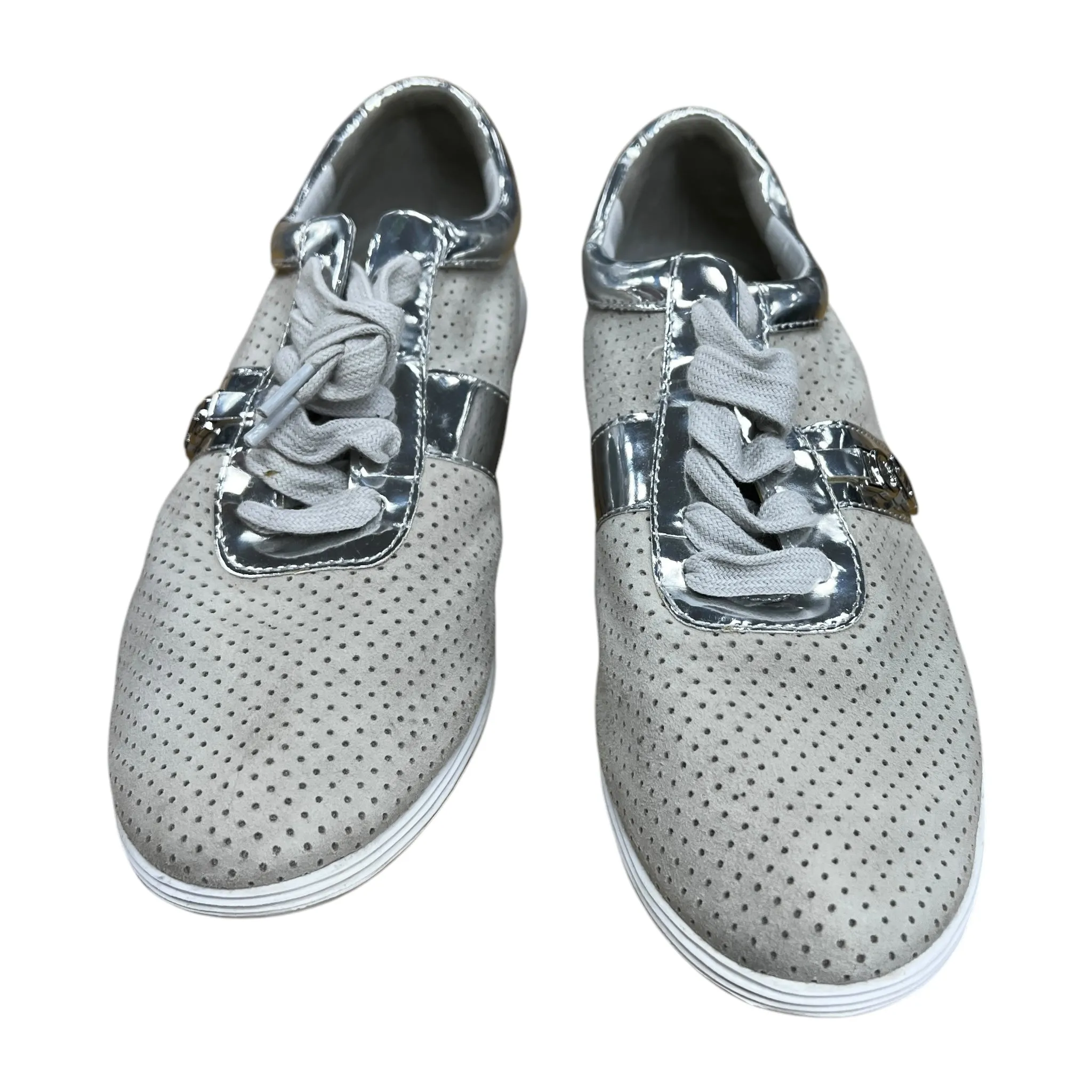 Shoes Sneakers By Cole-Haan In Silver, Size:8.5 cole haan