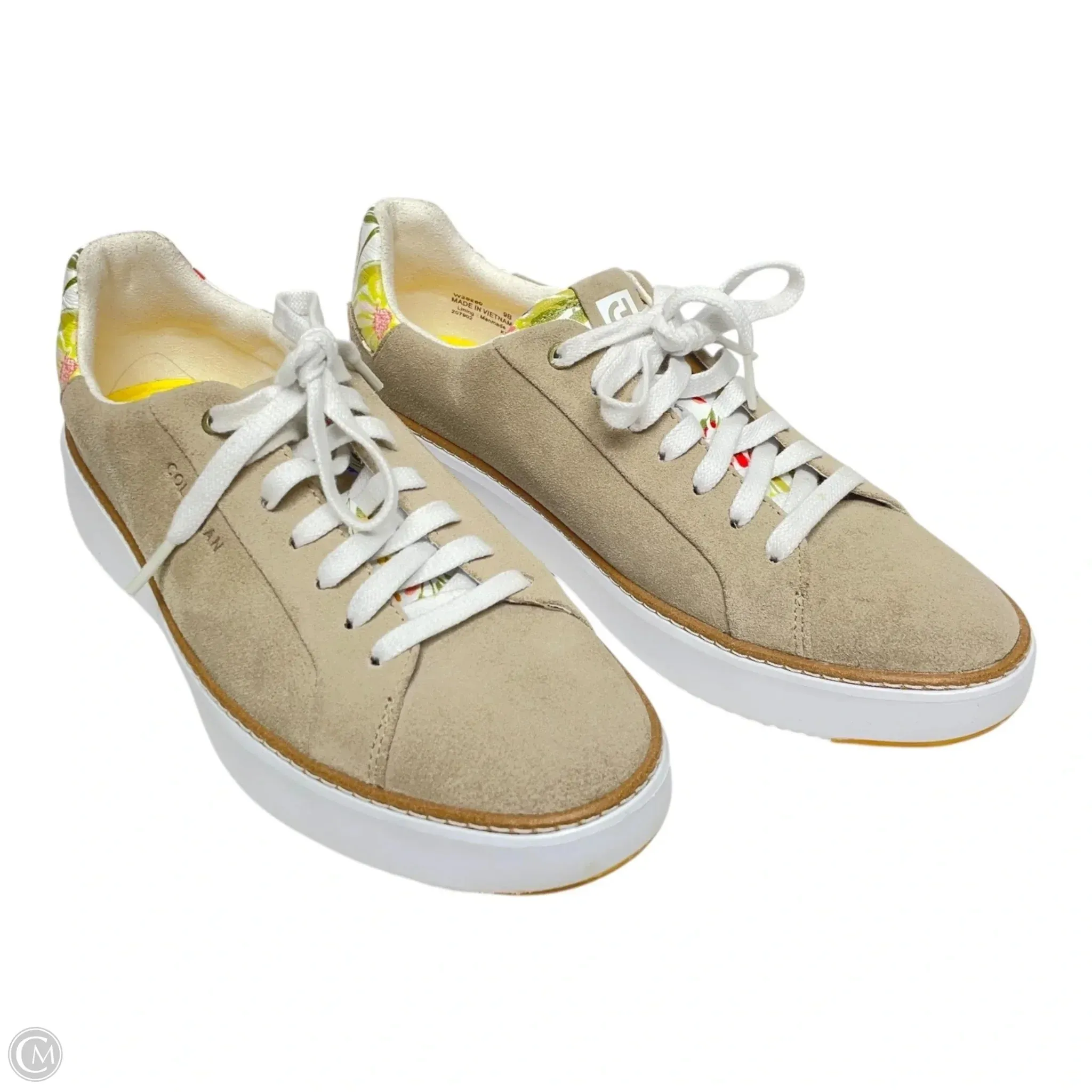 Shoes Tennis Wedge By Cole-haan In Tan, Size: 9 cole haan
