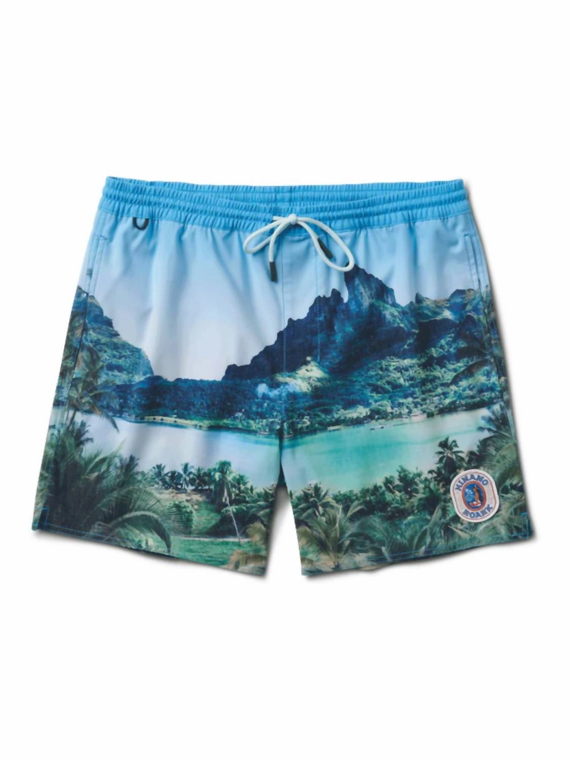 Shorey Boardshorts 16" Trunk In Hinano Sun God/light Blue