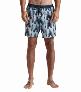 Shorey Boardshorts In Agave Blue mens beach swimwear, quick dry mens swimsuits