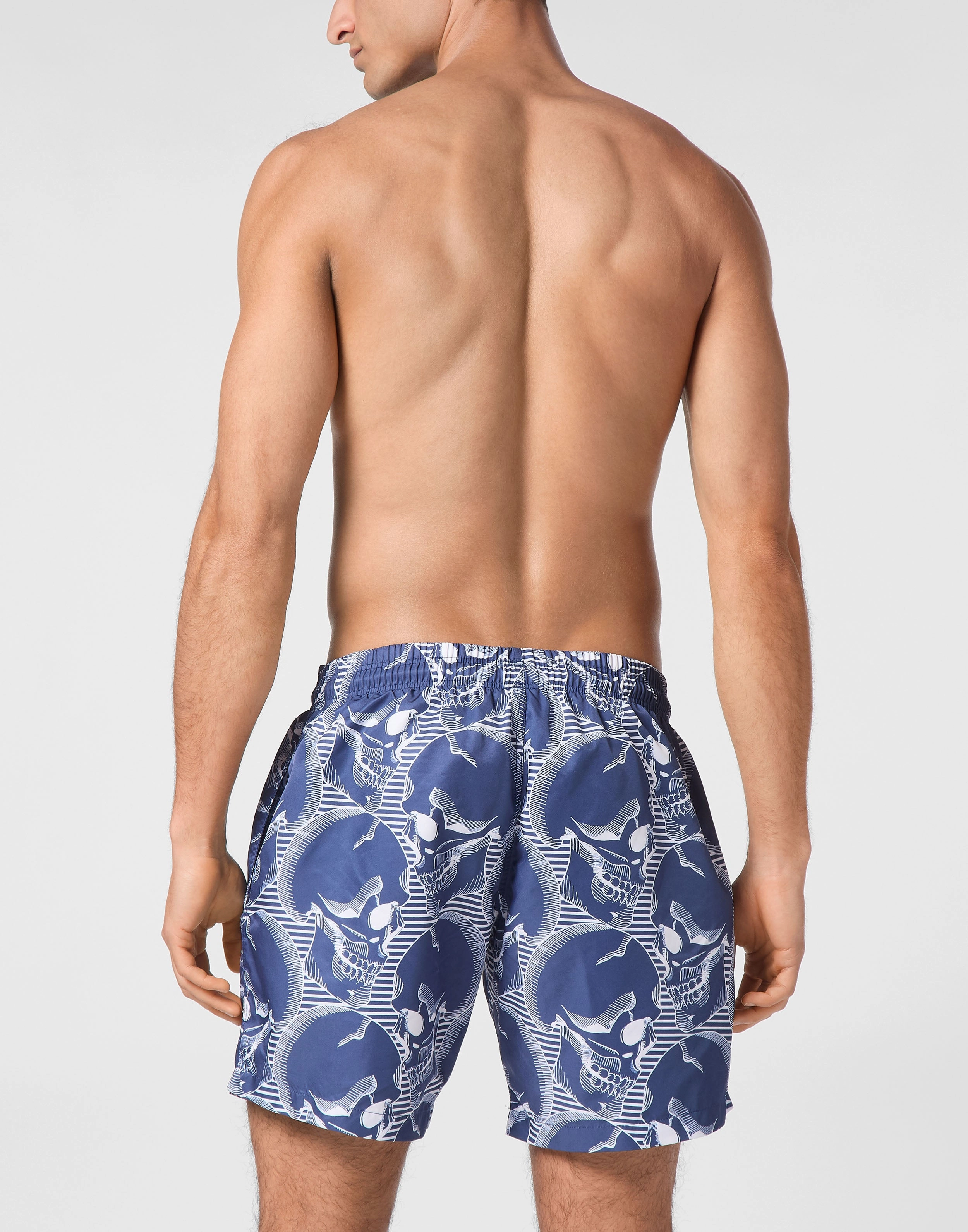 Short Swim Boxer Skull