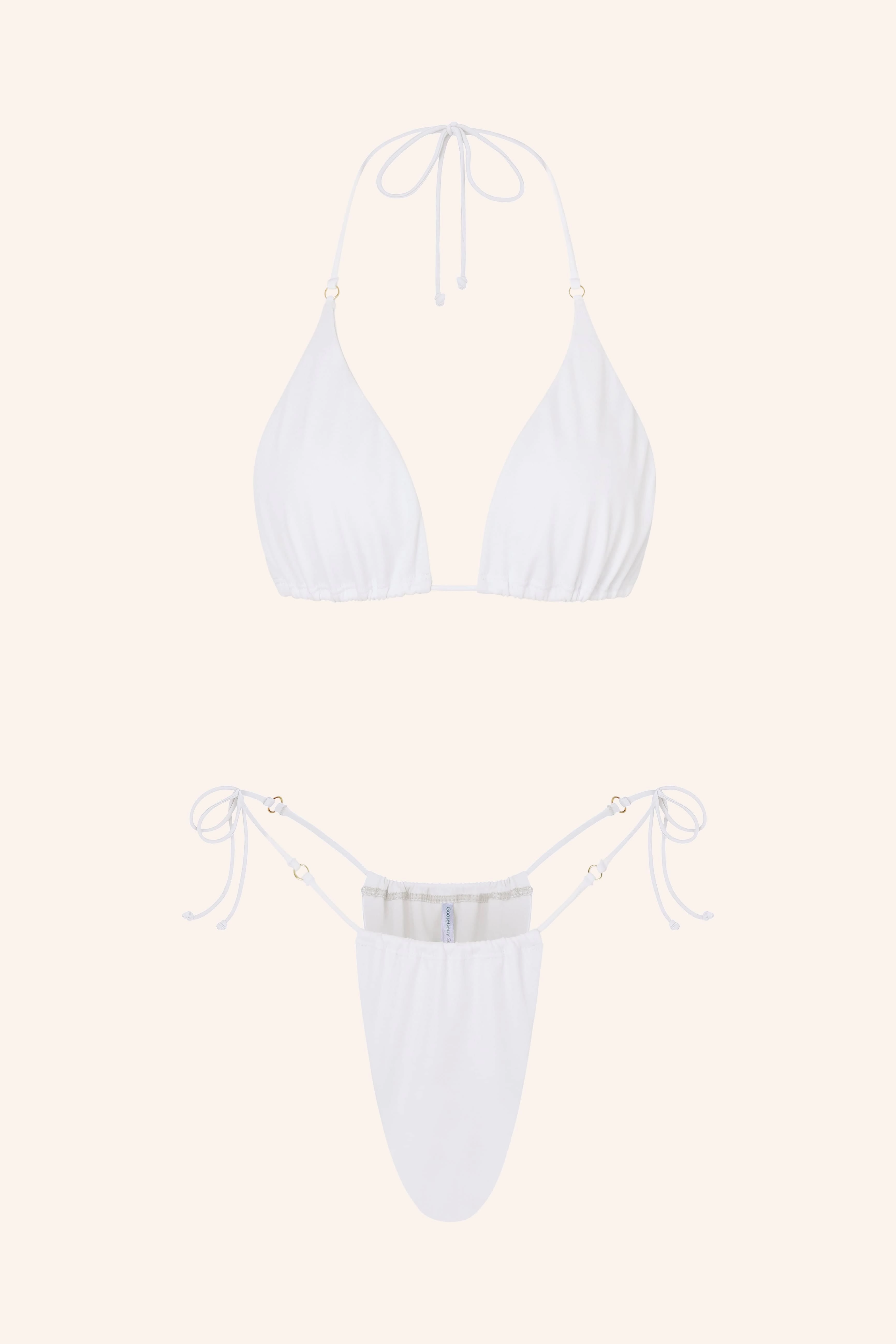 Side Tie Bikini Briefs Rum