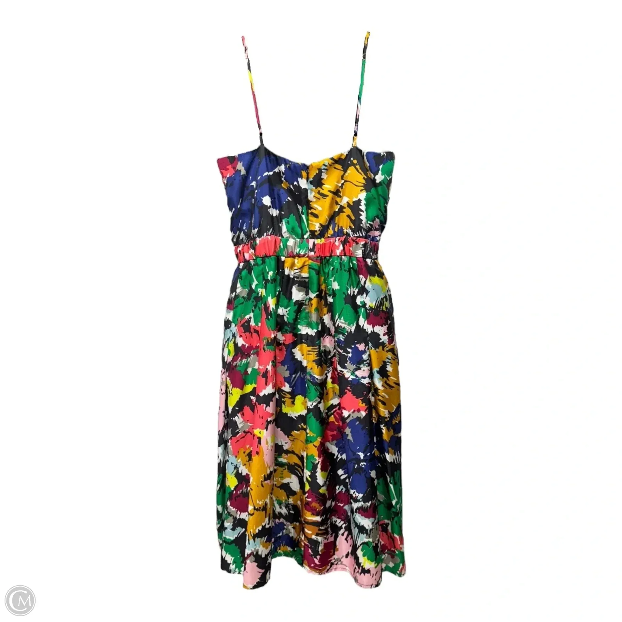 Silk Dress Casual Midi By J. Crew In Multi-colored, Size: 4 j crew