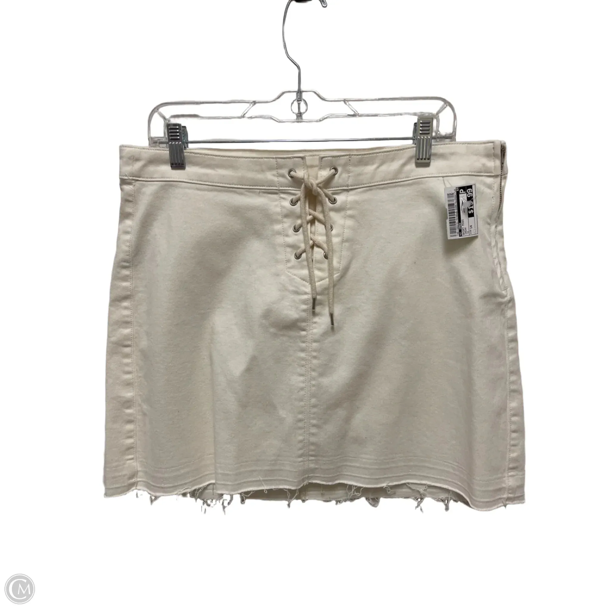 Skirt Midi By J. Crew In Cream, Size: 14 j crew