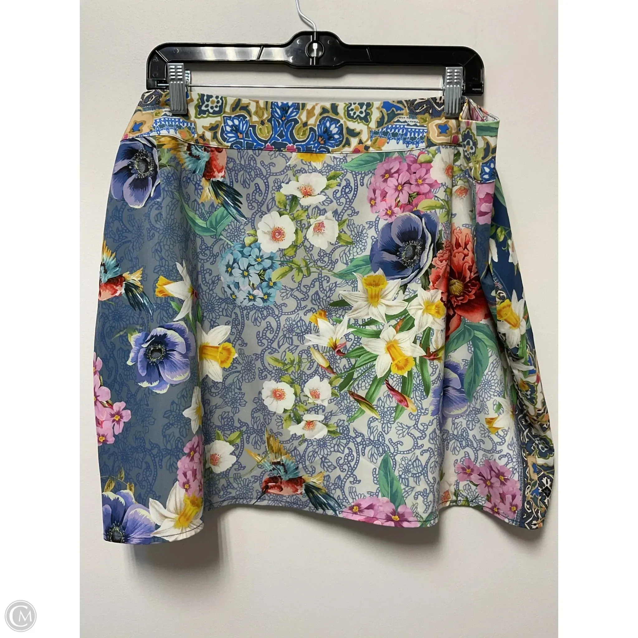 Skirt Mini & Short By Johnny Was In Blue, Size: 2x Johnny Was Clothing