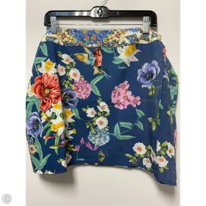 Skirt Mini & Short By Johnny Was In Blue, Size: 2x Johnny Was Clothing