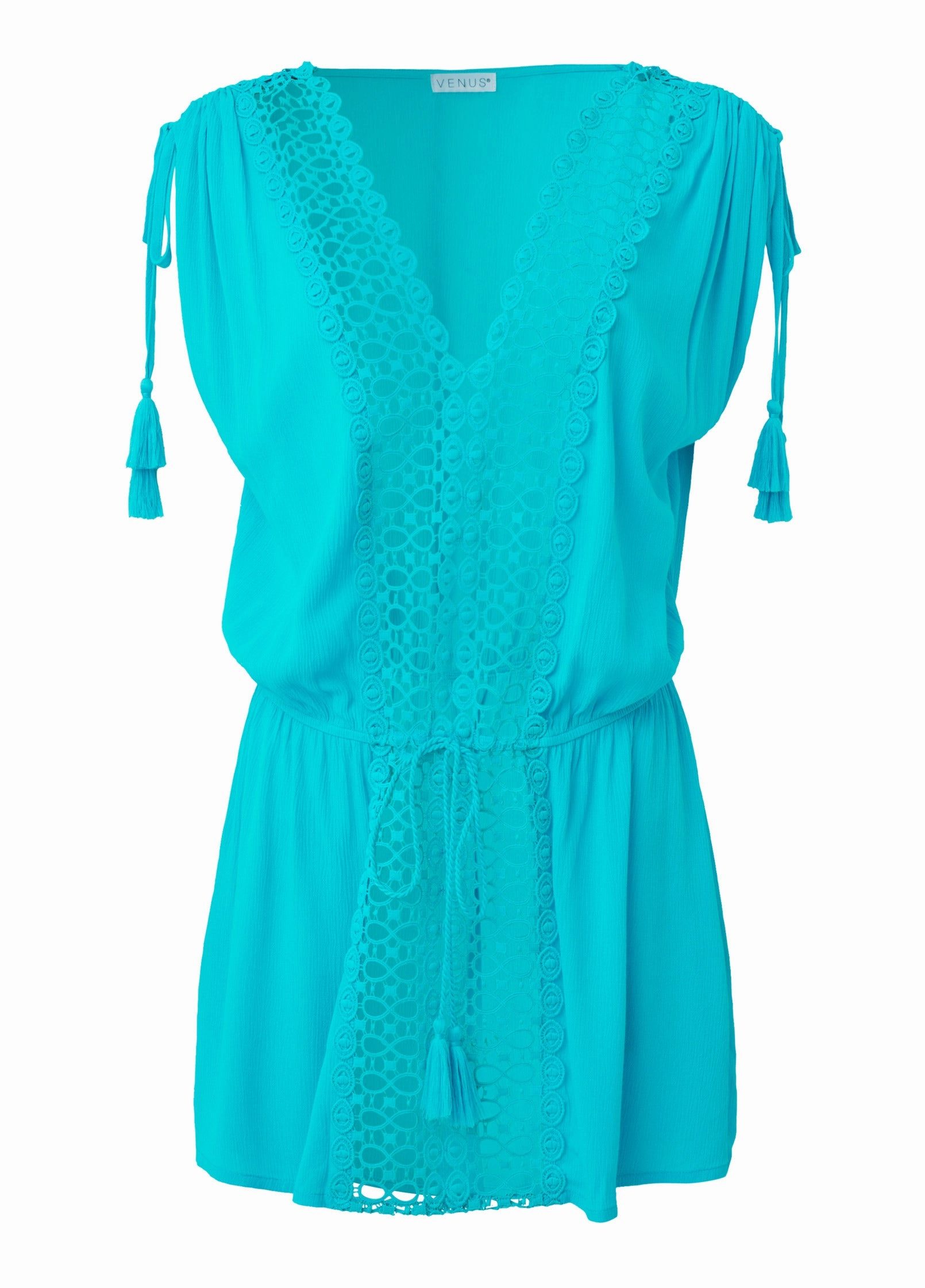 Sleeveless Cover-Up Dress - Aqua Reef