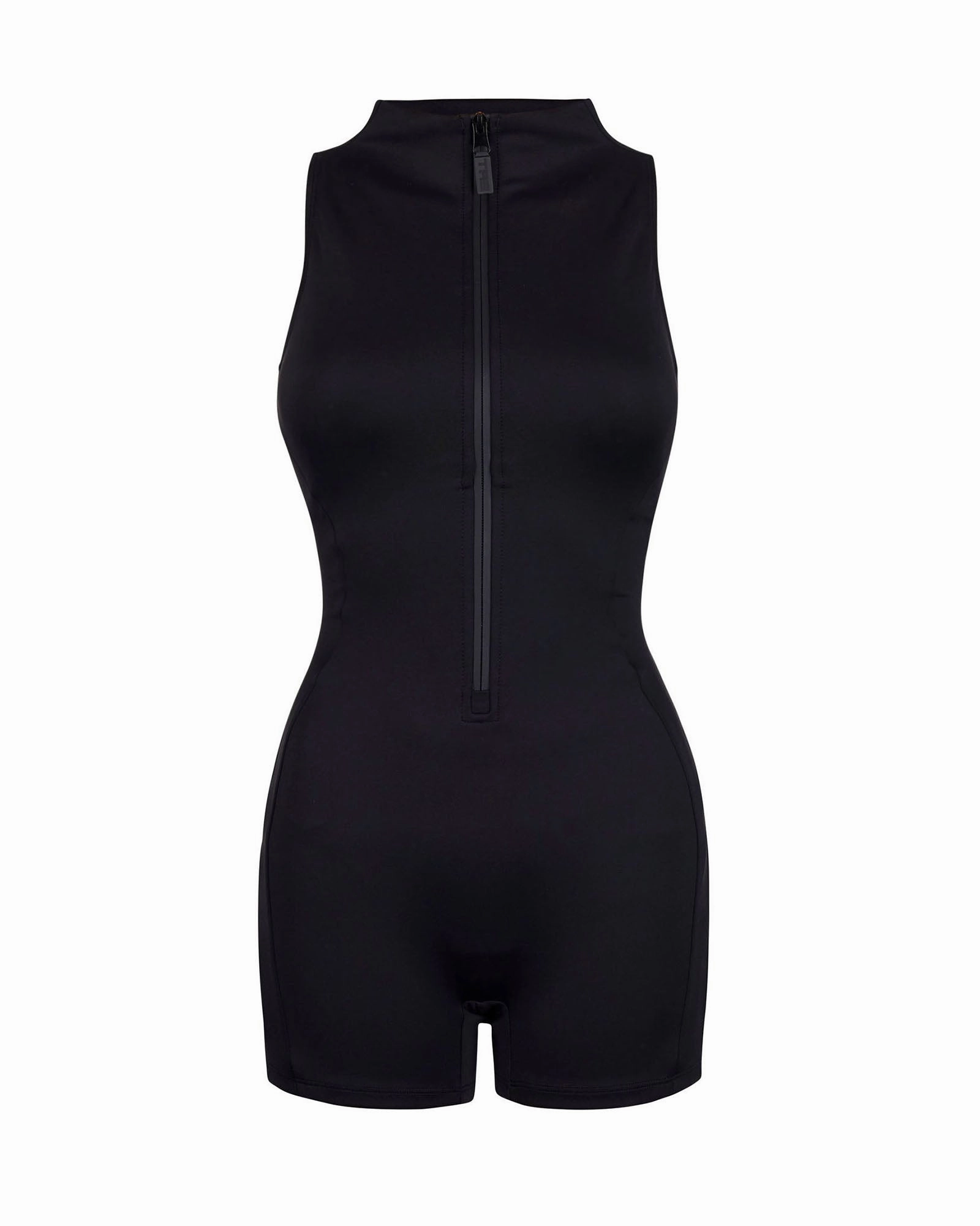 Sleeveless Surfy Shortie - Black