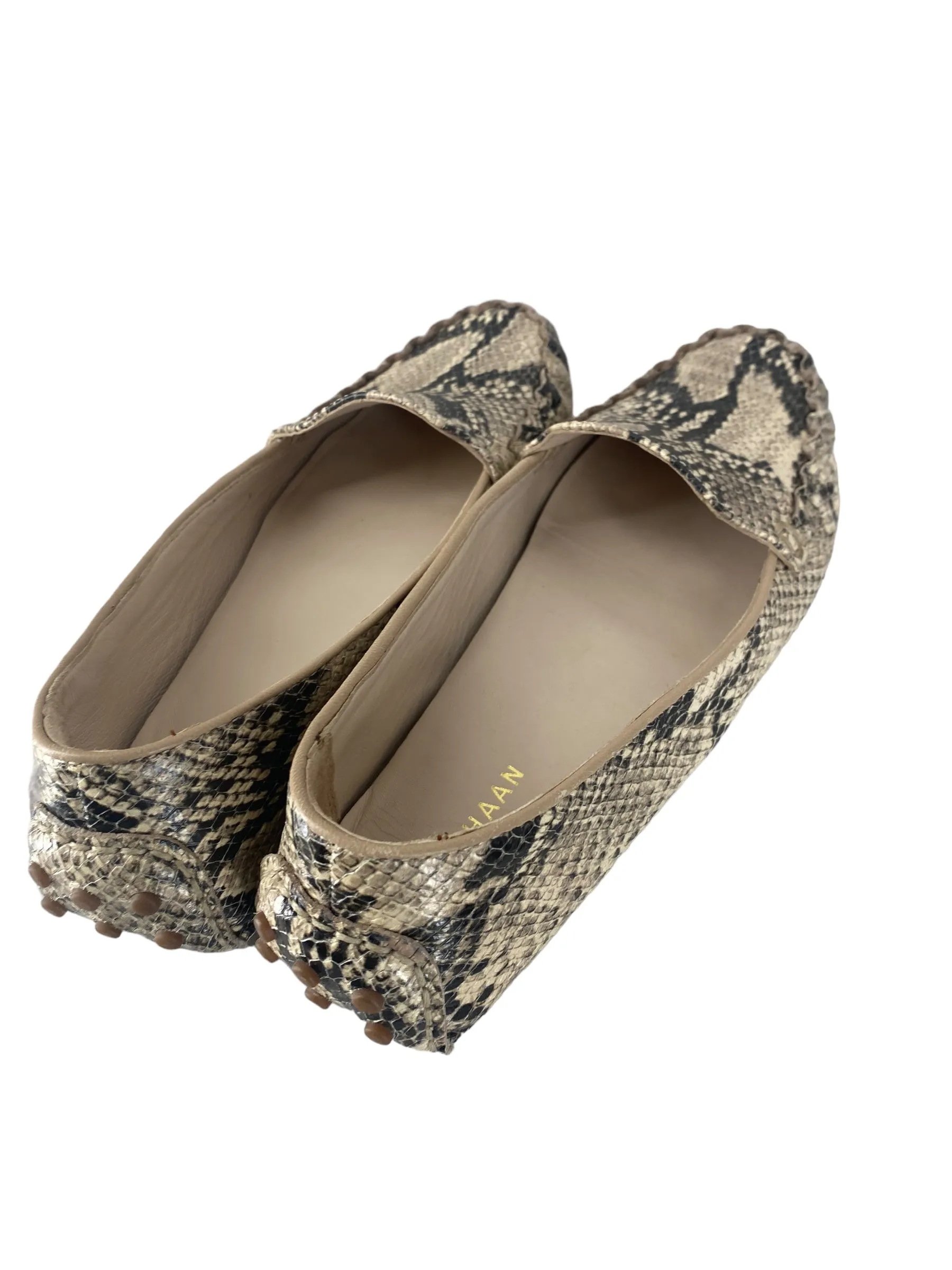Snakeskin Print Shoes Flats Cole-haan, Size 6 cole haan