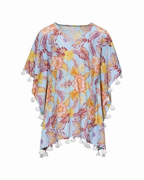 Snapper Rock Boho Tropical Cover-Up cute swimsuits for teen girls, modest teen swimwear