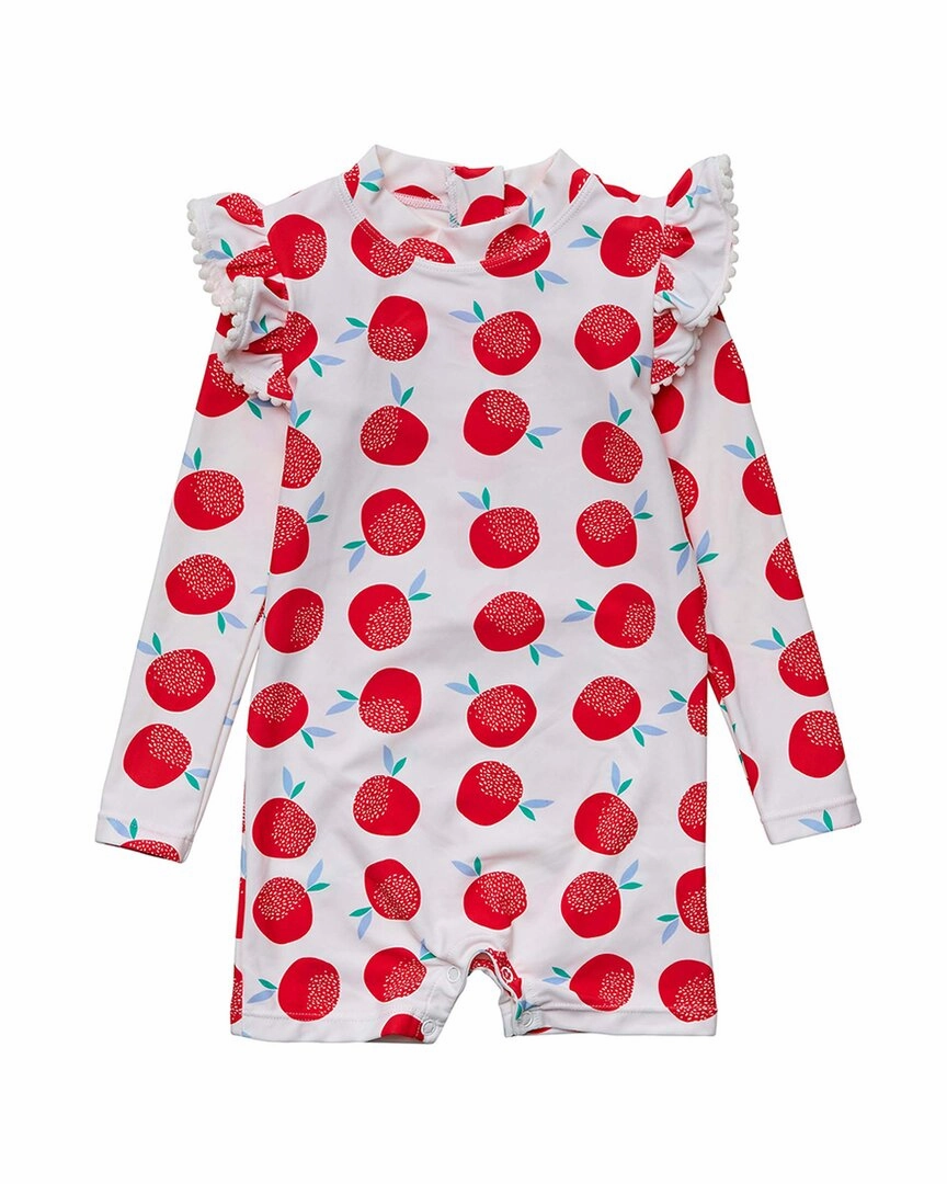 Snapper Rock Juicy Fruit Sunsuit cute swimsuits for teen girls, modest teen swimwear