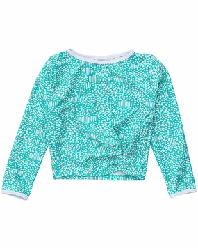 Snapper Rock Spot Wrap Crop Top stylish teen girl swimsuits, teen girls swimwear sets