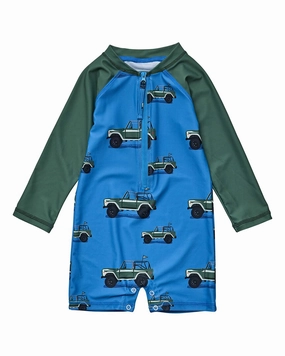 Snapper Rock Surf Safari Sunsuit boys swimwear sets, boys swim trunks
