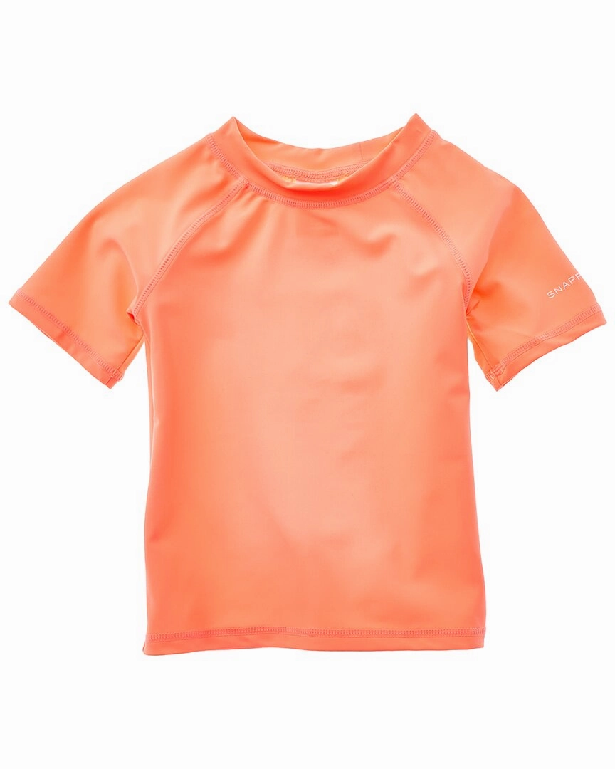 Snapper Rock Tangerine Rash Top boys swimwear sets, boys swim trunks