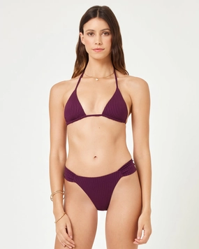 Sofia Bikini Top - Merlot timeless swimwear styles women, comfy swimwear for women