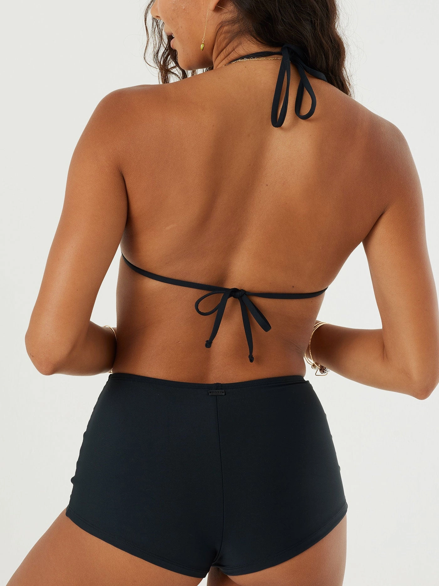 Solid Beach Classics Shortie Bikini Bottom