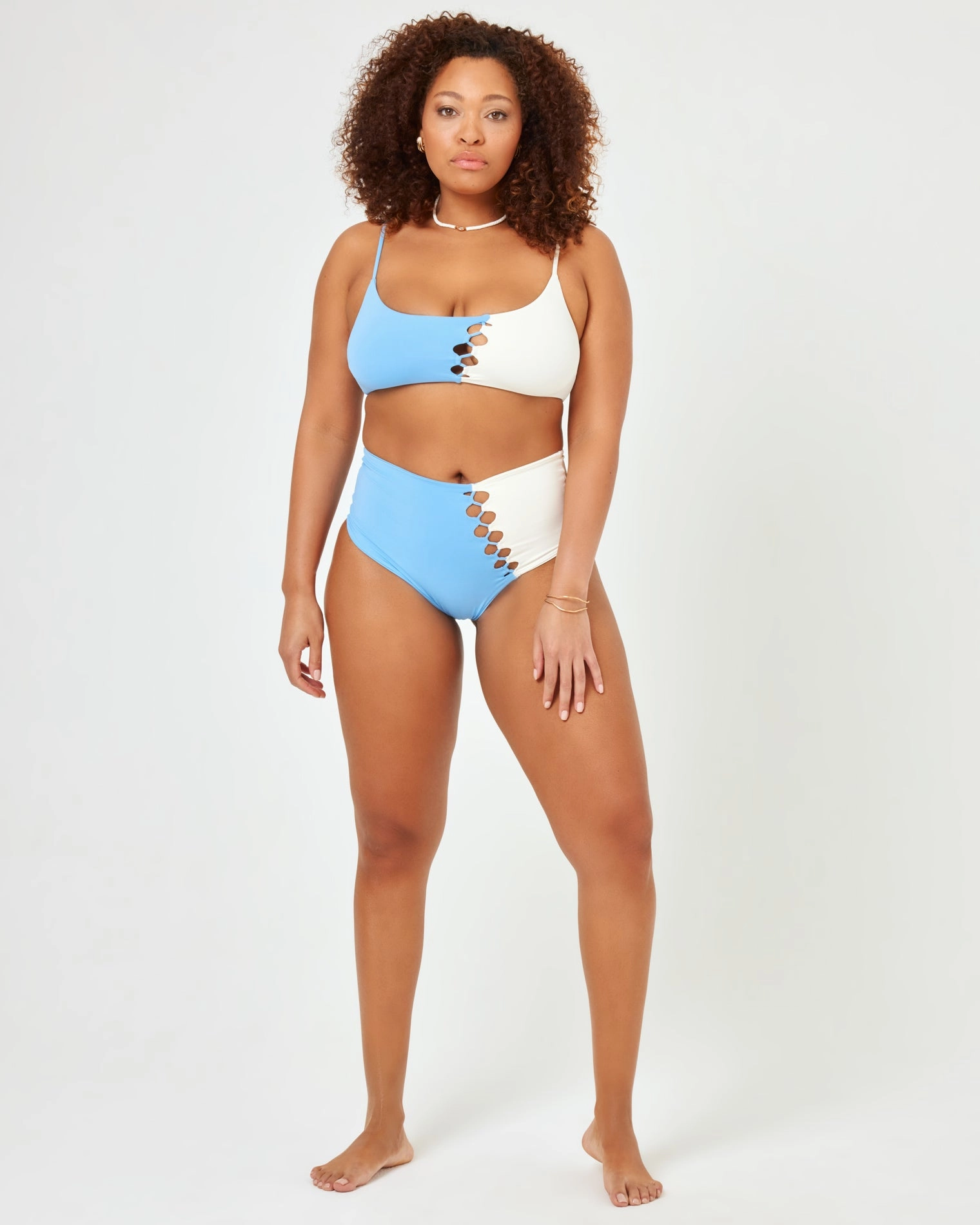 Solstice Bikini Bottom - Aura-Cream