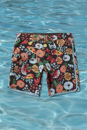 South Point Boardies In Multi mens beach swimwear, quick dry mens swimsuits