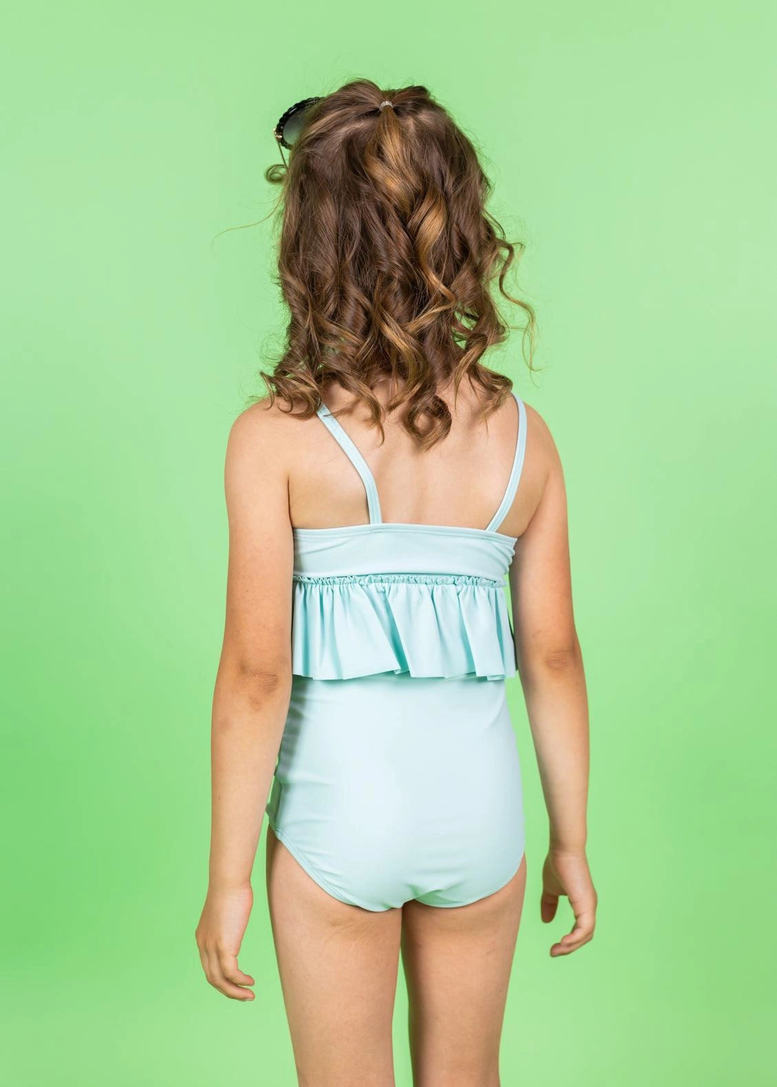 Spearmint | Mini Peplum Top