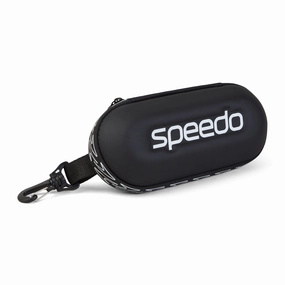 Speedo Goggle Storage Case - Black anti fog swim goggles, swim training goggles