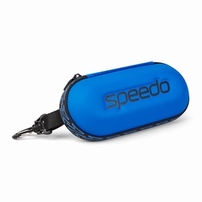 Speedo Goggle Storage Case - Blue anti fog swim goggles, swim training goggles