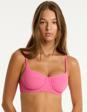 Spinnaker Balconette Bikini Top - Candy full coverage swim tops, cute bikini tops