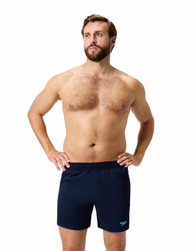 Sport 2 Panel 16" Watershorts - Navy/Blue casual mens swimwear, affordable swimwear for men