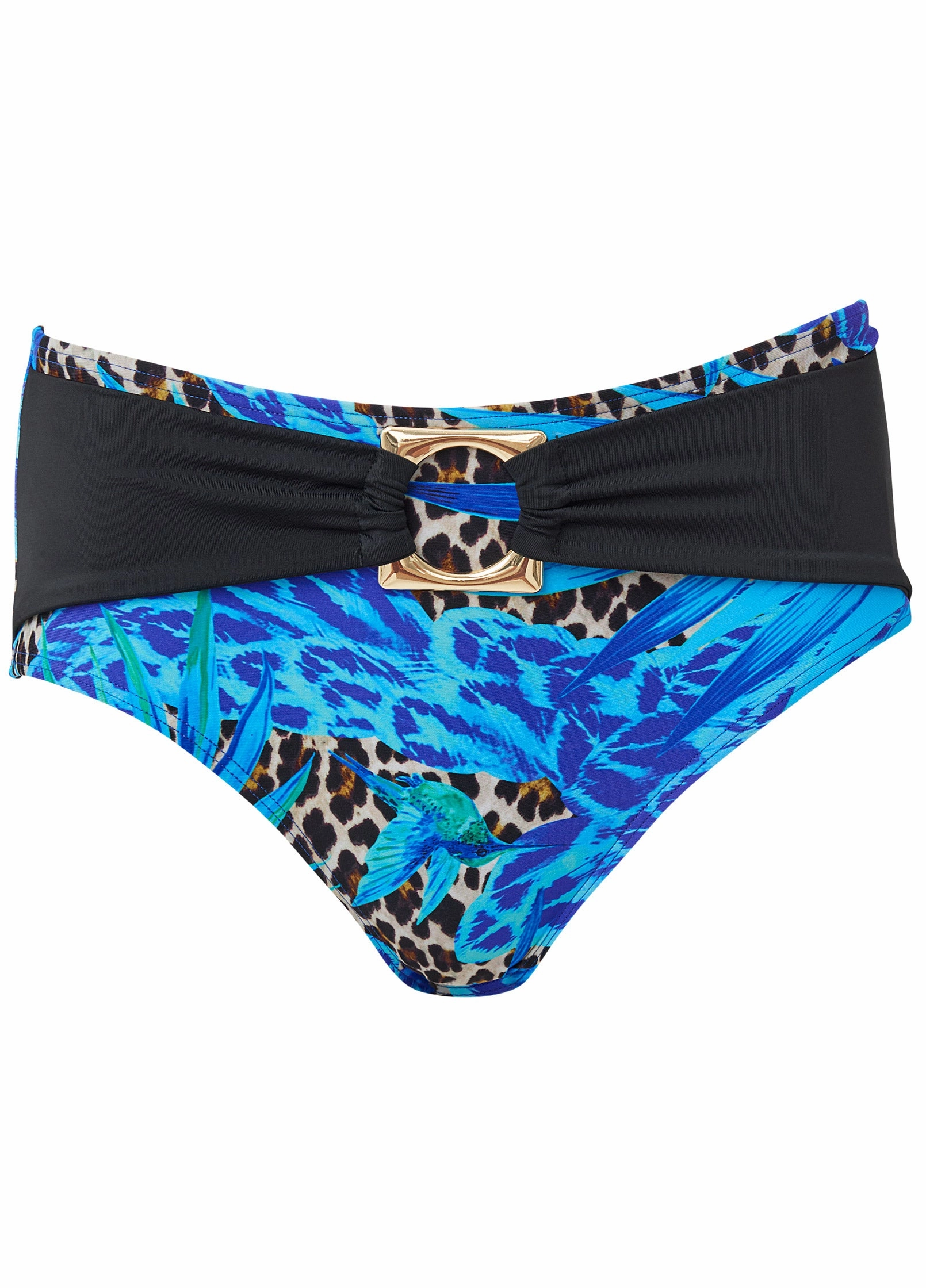 Square Ring Bikini Bottom - Jungle Canopy