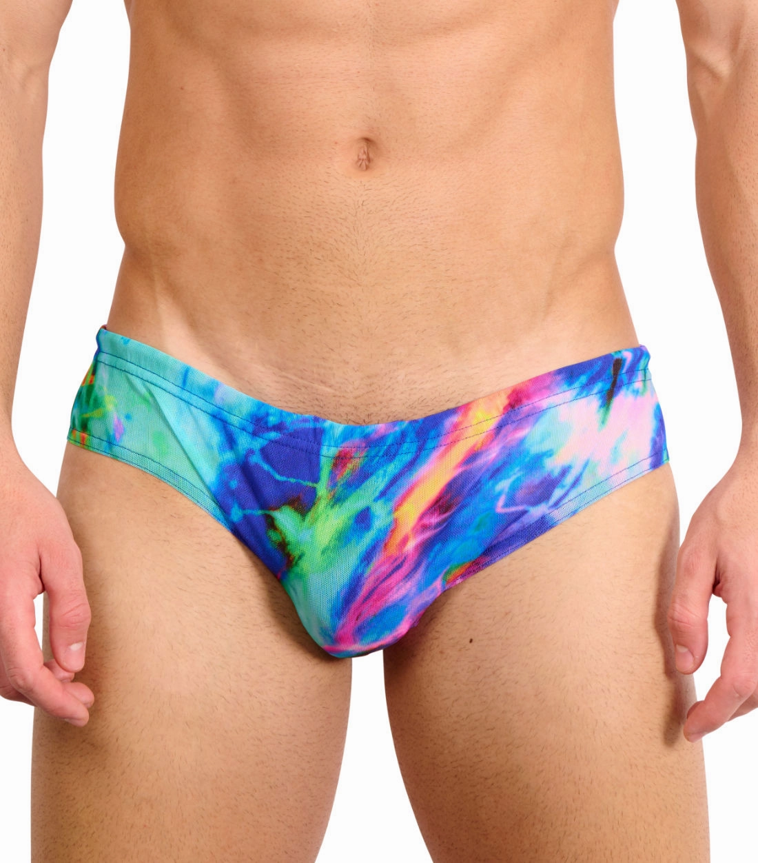 Storm Tan Through Deep Waist Swim Brief tan through swimwear men, mens breathable swimwear