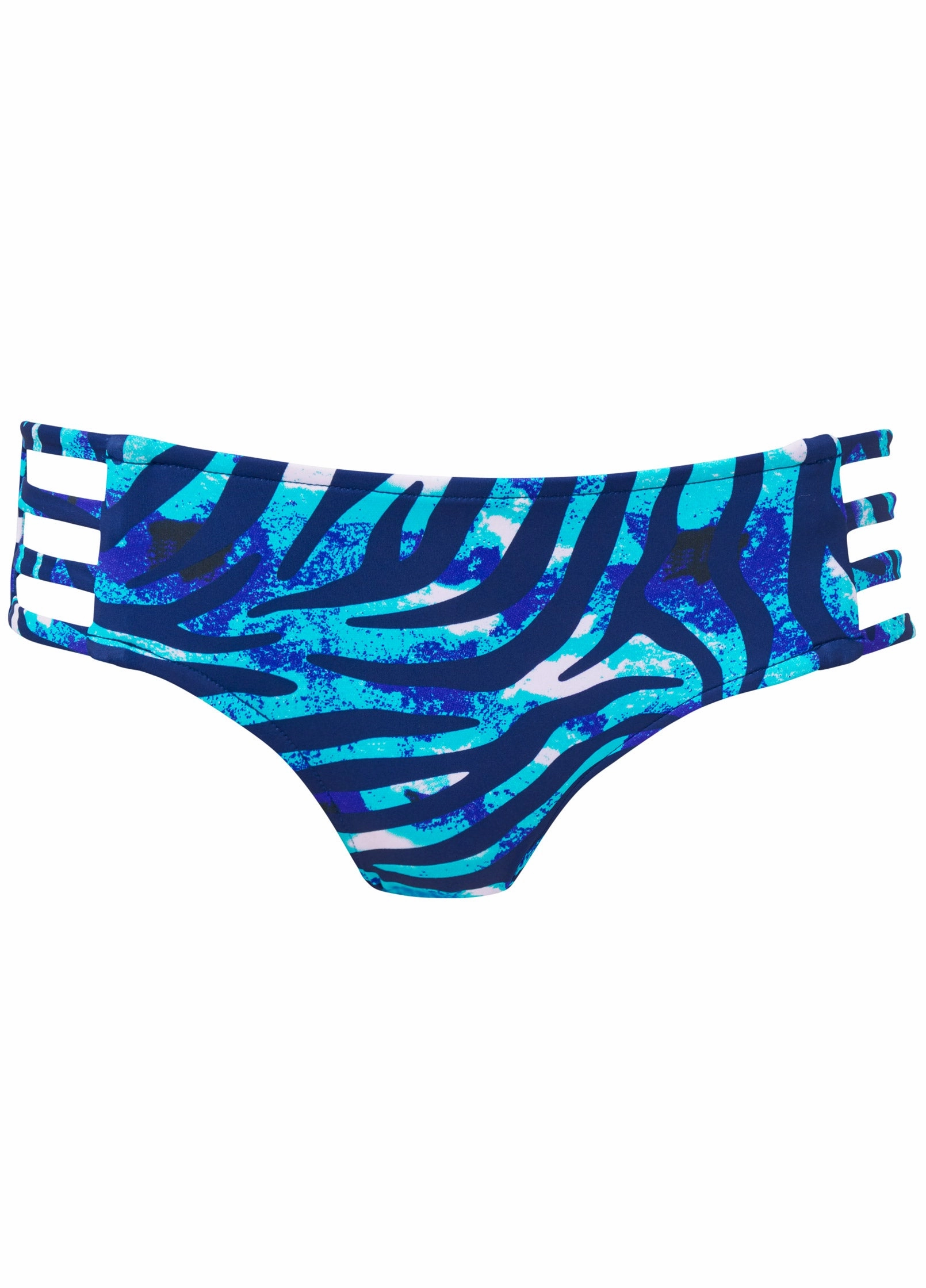 Strappy Mid-Rise Bottom - Sea Bliss