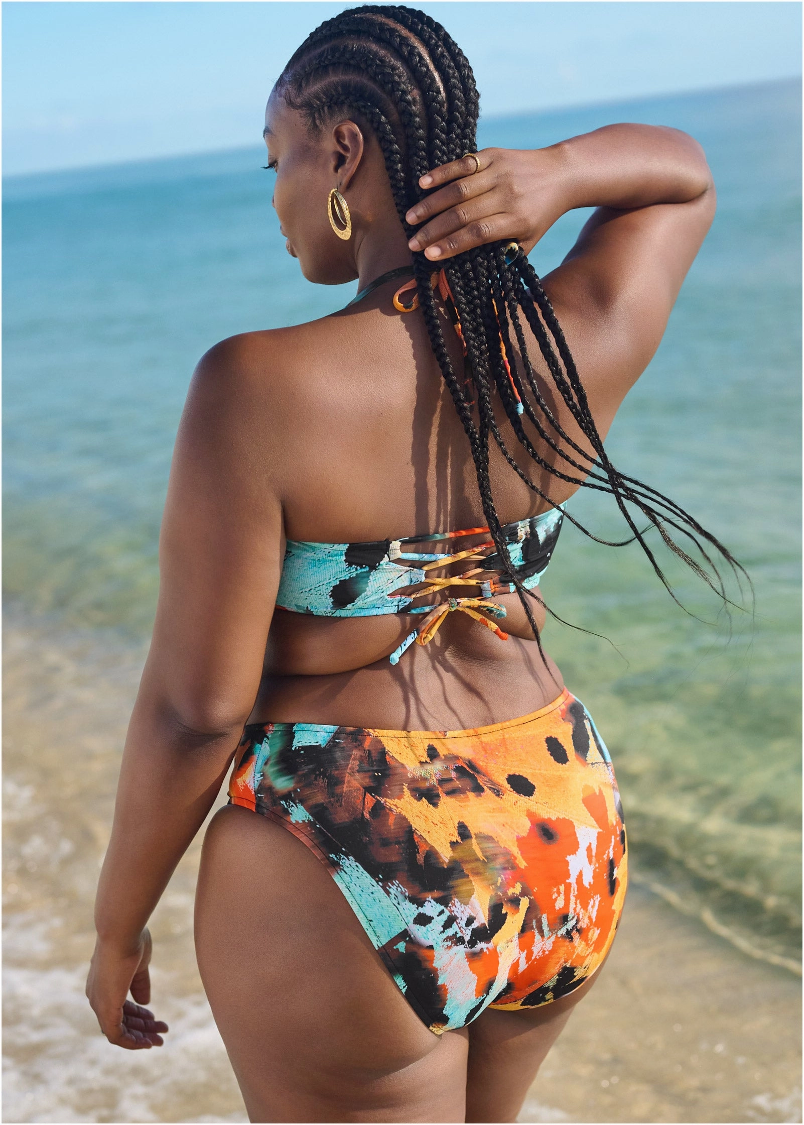 Strappy Mid-Rise Bottom - Sun Soaker