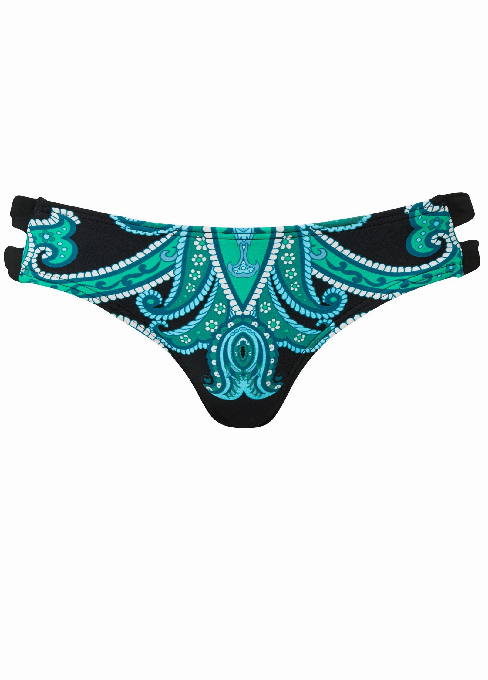 Strappy Side Bottom - Evening Paisley