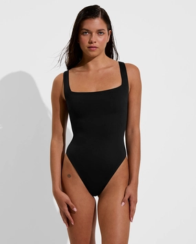 Streamline Suit - Jet sleek design swimwear for women, minimalist swim styles